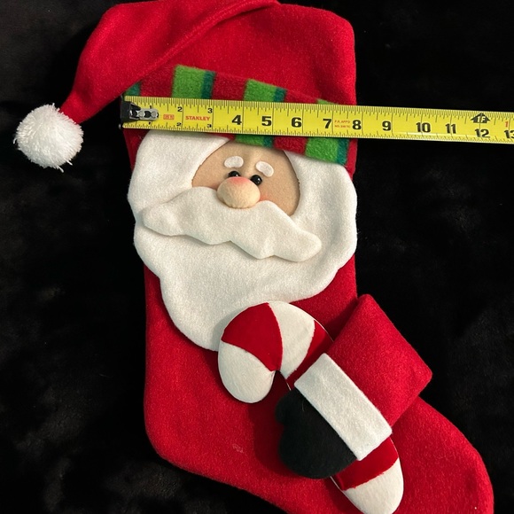 3-Vintage 3D Festive Christmas Stockings. - Picture 11 of 16